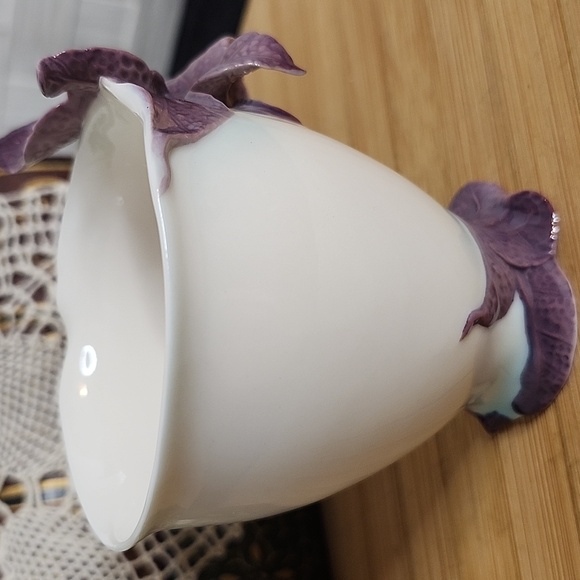 👉*VERY RARE VINTAGE* FRANZ PORCELAIN BASIL TEA CUP & SAUCER SET ~EXCELLENT COND - Picture 8 of 13